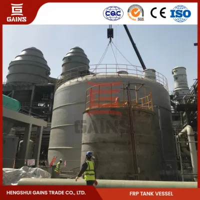 Gewinnt FRP Large Winding Storage Tank Manufacturing China Filament Winding Vertical